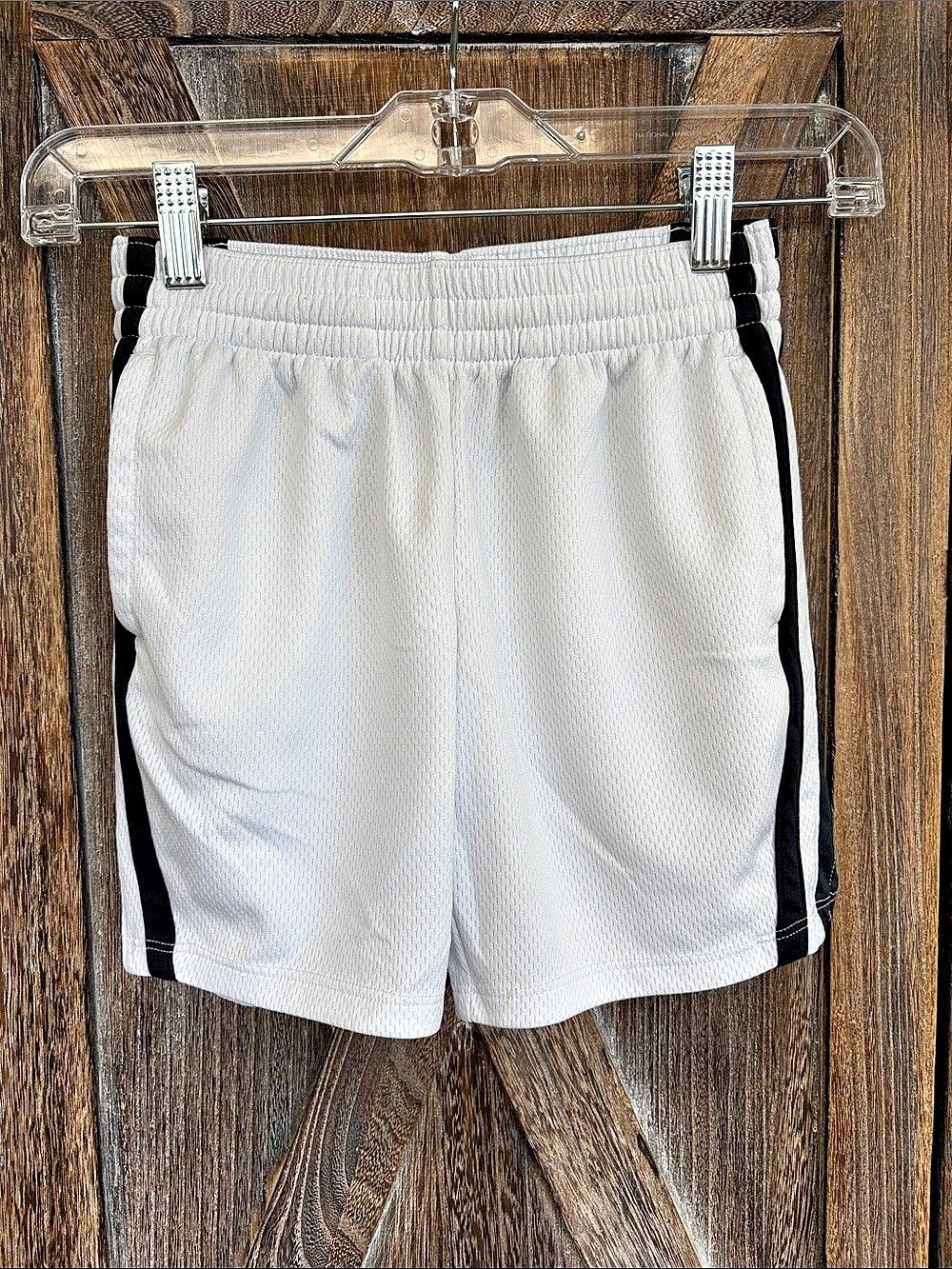 DSG Athletic Shorts Color Block White Girls Small (8-9)